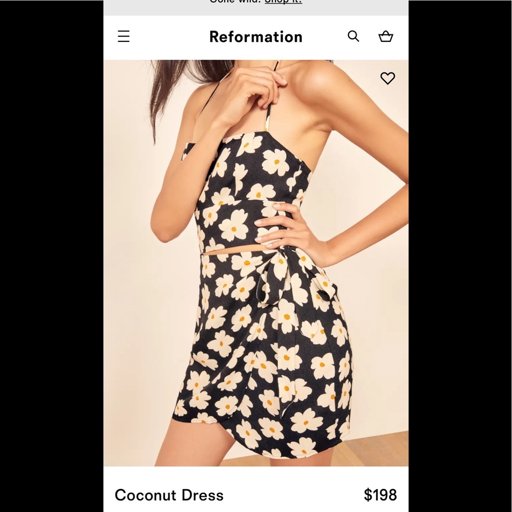 Reformation Coconut Dress